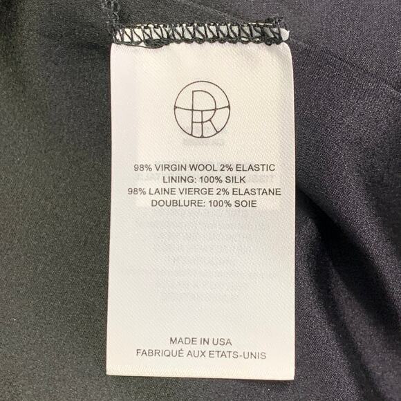 THE ROW Size 4 Schoolboy Navy Virgin Wool Blend Notch Lapel Jacket Blazer - Picture 5 of 7